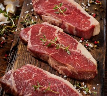 Grass Fed New York Strip Steaks