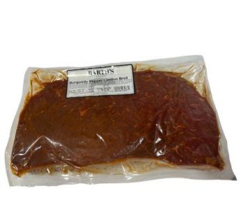 Marinated Burgundy Pepper London Broil