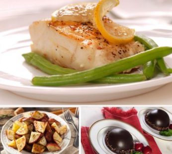 Chilean Sea Bass Dinner for 1 w/ Chocolate Mousse