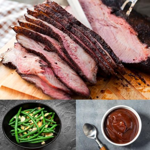 Beef Brisket w/ BBQ Sauce Dinner for 4-6