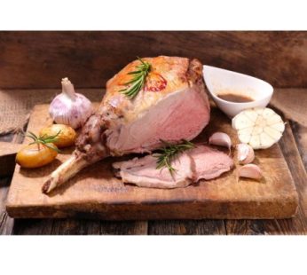 Leg of Lamb w/ Garlic, Rosemary & Gravy Dinner for 10-12