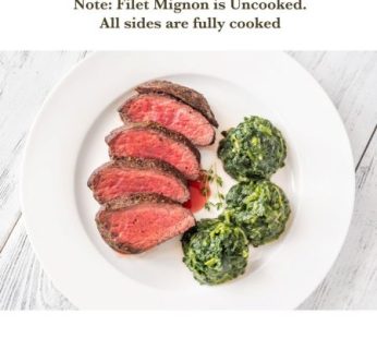 Filet Mignon Dinner w. Au Poivre Saurce for 4-6 (Filet is Uncooked)