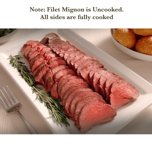 Filet Mignon Dinner w/ Au Poivre Sauce for 10-12 (Filet is Uncooked)