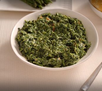 Creamed Spinach w/ bacon for 4-6