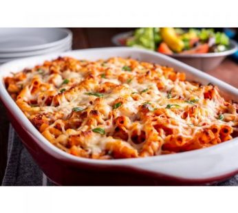 Baked Ziti w/ Meat Sauce for 10-12