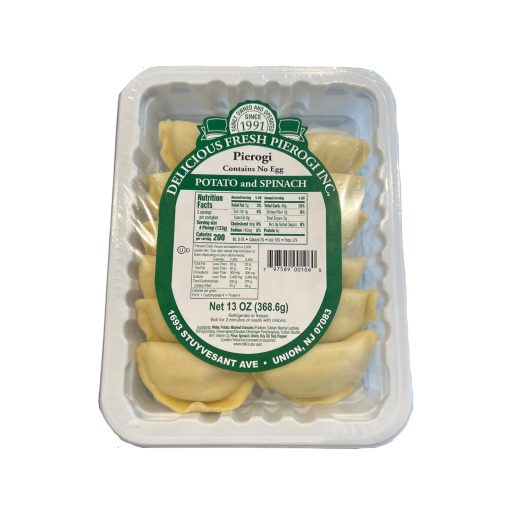 Potato & Spinach Pierogi