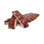 Baby Back Ribs, Smoked w/ BBQ Sauce