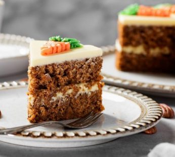 Cake, Carrot, Slice