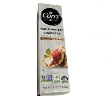 Crackers, Carr’s Cracked Pepper Table Water