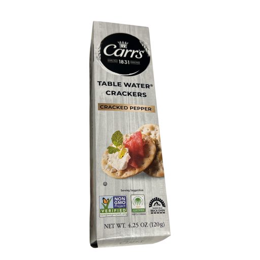 Crackers, Carr’s Cracked Pepper Table Water