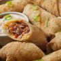 Chicken Cheesesteak Eggroll Appetizer for 10-12
