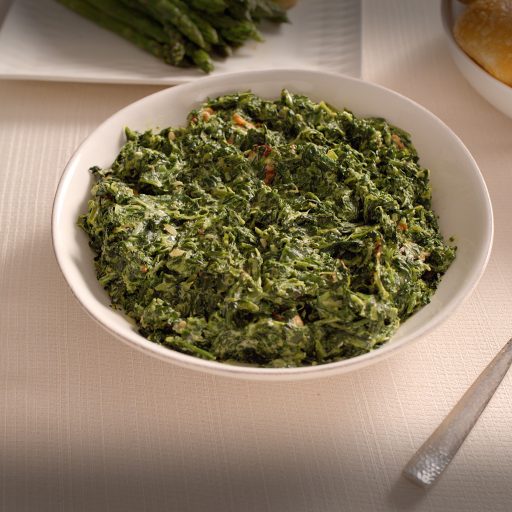 Creamed Spinach for 10-12